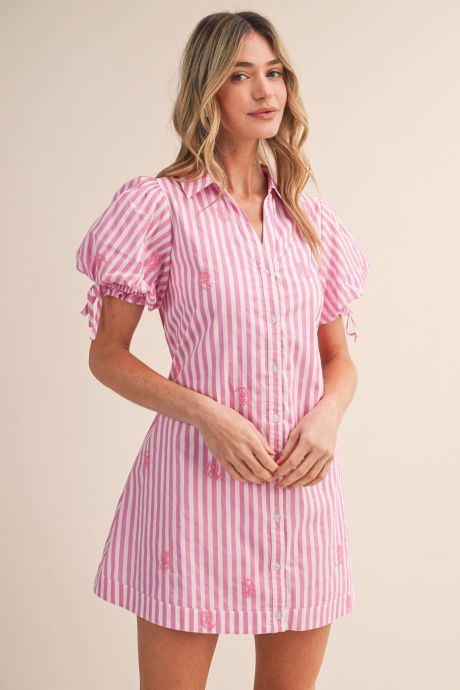 MDR4850-CANDY PINK STRIPE