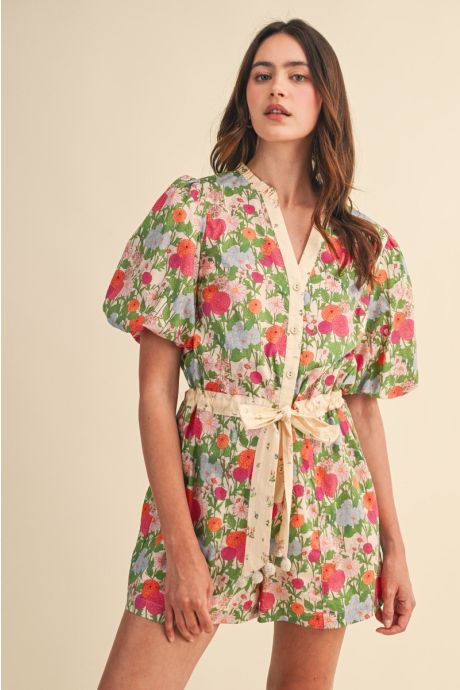 MP4589-CREAM PINK FLORAL