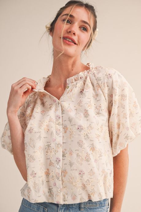 MTP4821-CREAM MULTI FLORAL